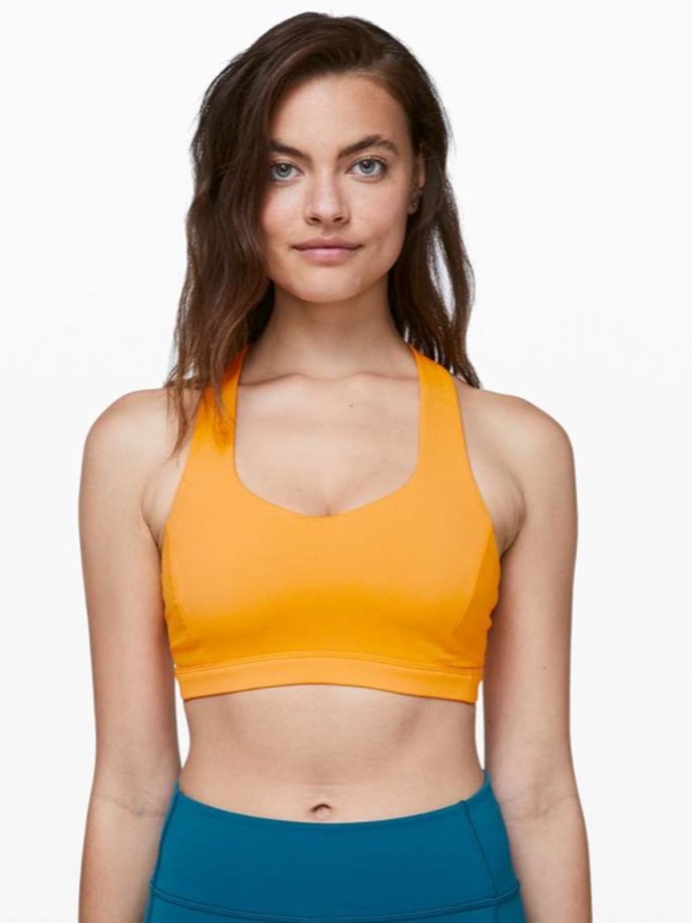 Lululemon Free to Be Serene Bra Amber Aura Light Support C/D Cup Activewear